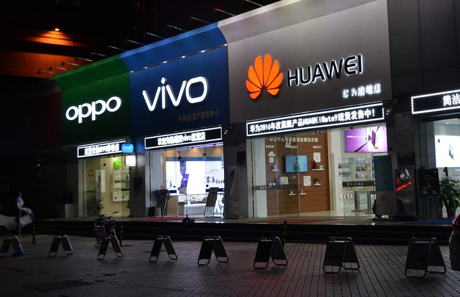 Huawei, Xiaomi, Oppo и Vivo наверстывают упущенное на рынке смартфонов Китая