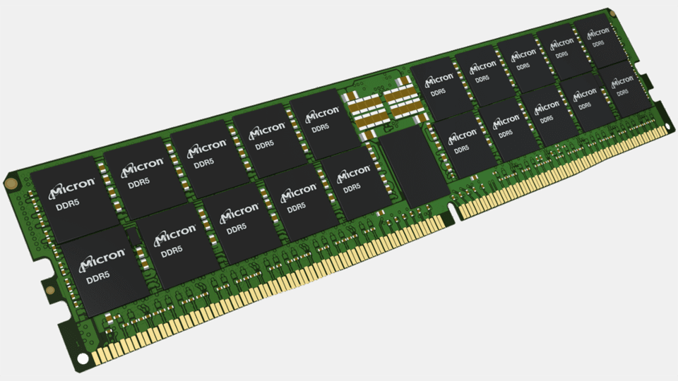 Micron первой вывела на рынок 128ГБ DDR5 RDIMM для серверов ИИ