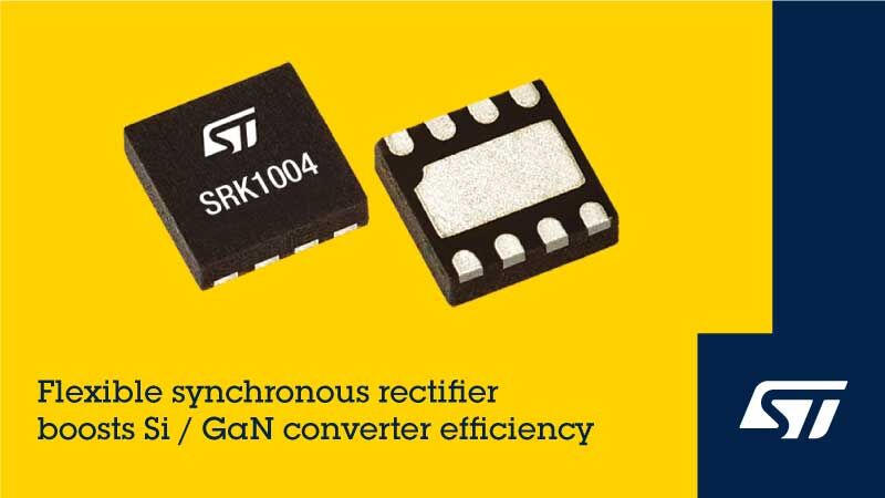 Компания ST налаживает выпуск синхронных выпрямителей для Si- и GaN-конвертеров