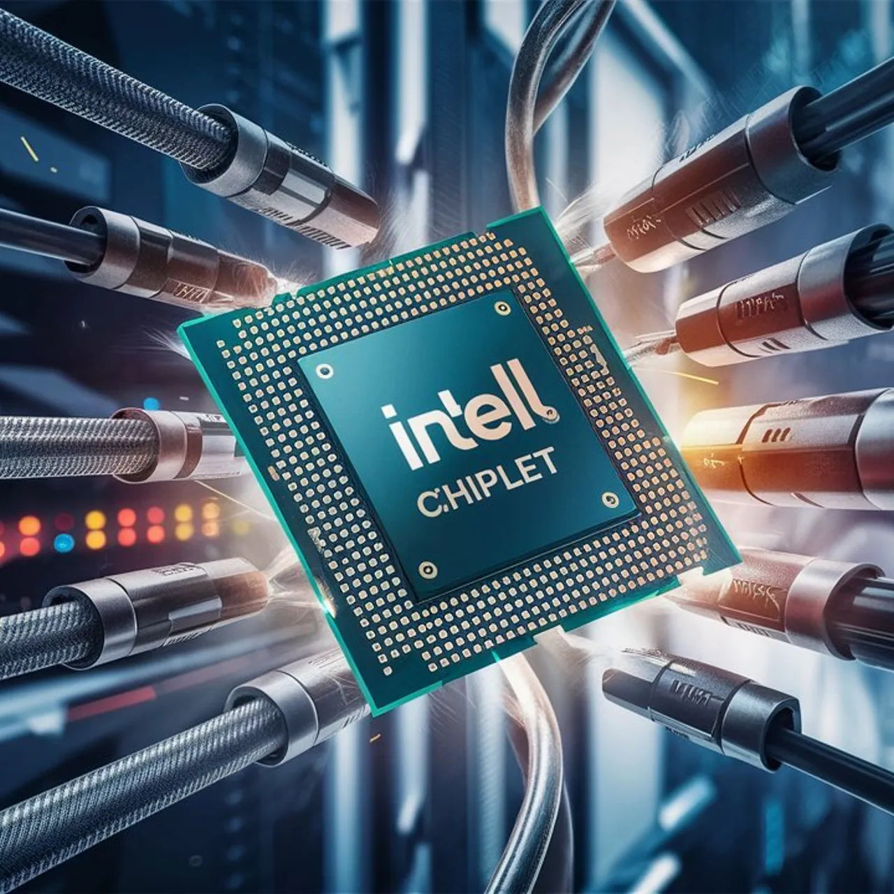 Intel представляет революционный оптический чиплет для центров обработки данных
